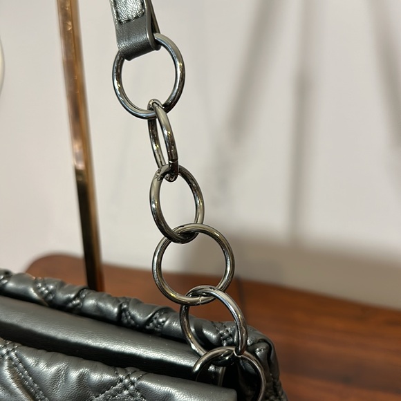 Gilda Paris Quilted and studded shoulder bag with chain detail - Picture 8 of 11